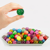 10/20PCS Mixed Elastic Ball Children's Indoor and Outdoor Fun Toys Elastic Ball Rubber Elastic Ball Jump Ball Fun Solid Ball