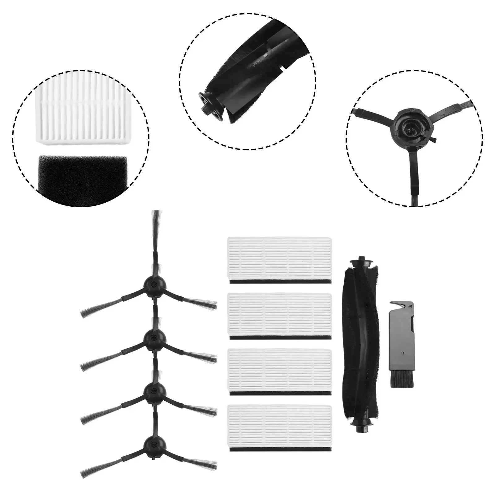 

Maintain The Optimal Condition Of Your For Ultenic D6s Robot Vacuum Cleaner With These Replacement Spare Parts