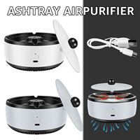 2 in 1 Purifier Ashtray Filtering Second-Hand Smoke From Cigarettes Remove Odor Smoking Accessories with Lid for Family Office