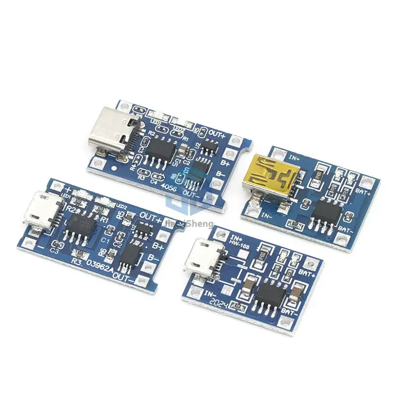 TP4056 +Protection Dual Functions 5V 1A Micro USB 18650 Lithium Battery Charging Board Charger Module