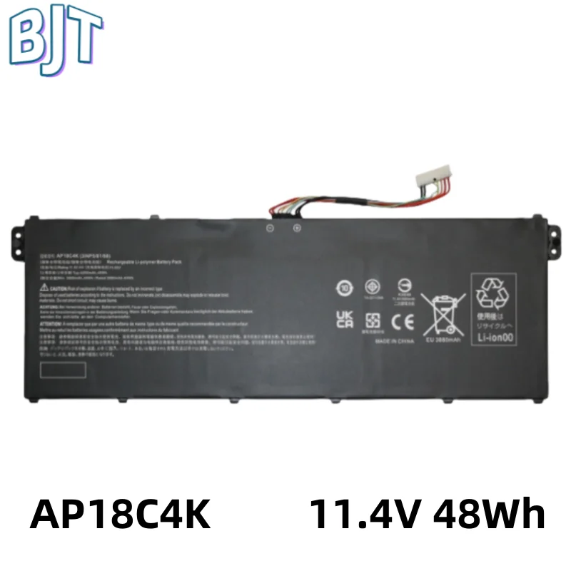 New AP18C4K AP18C8K Laptop Battery for Acer Aspire 5 A515-43 A515-44 A515-54G SP314-54G A515-43-R53N A515-44-R158 A515-54G-755T