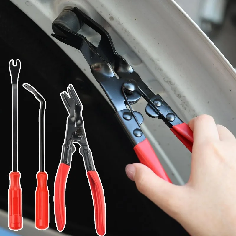 

Car Headlight Repair Installation Tool Trim Clip Removal Pliers Van Door Panel Fascia Dash Upholstery Remover Tool