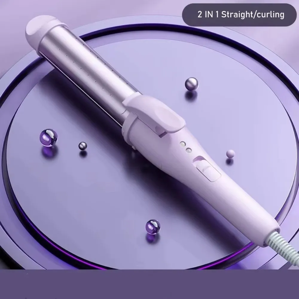 

Профессиональные бигуди 2 в 1, пластиковый корпус, выпрямитель для волос с защитой от ожогов, регулируемая температура, быстрый нагрев