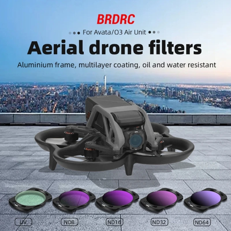 Drones UV CPL ND Filters,UV CPL ND8 ND16 ND32 ND64 Filter for Avata Drones/O3 Air Unit High Quality Optical Glass