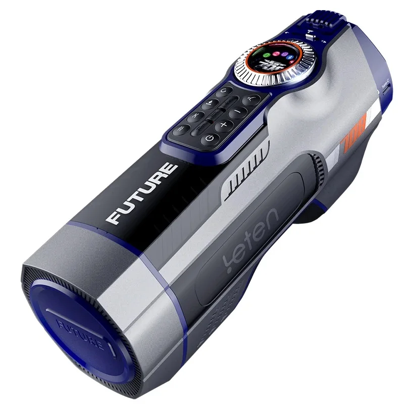 Leten 708-III التلقائي تلسكوبي المكبس ذكر الموزه المهبل كأس دمية بفرج حقيقي التدفئة يئن اللسان الجنس لعب للرجال