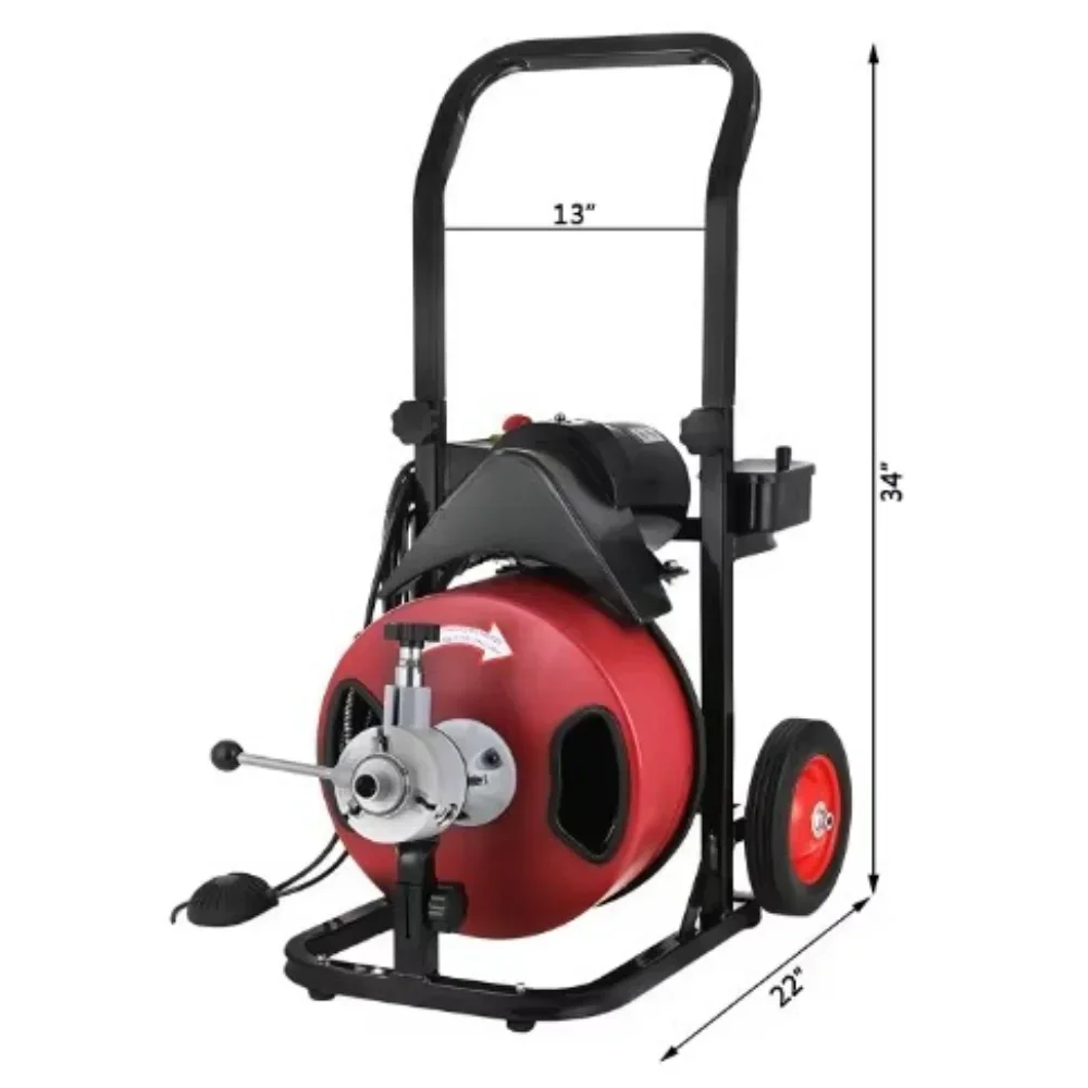 Commercial Drain Cleaner 100 'x 3/8 