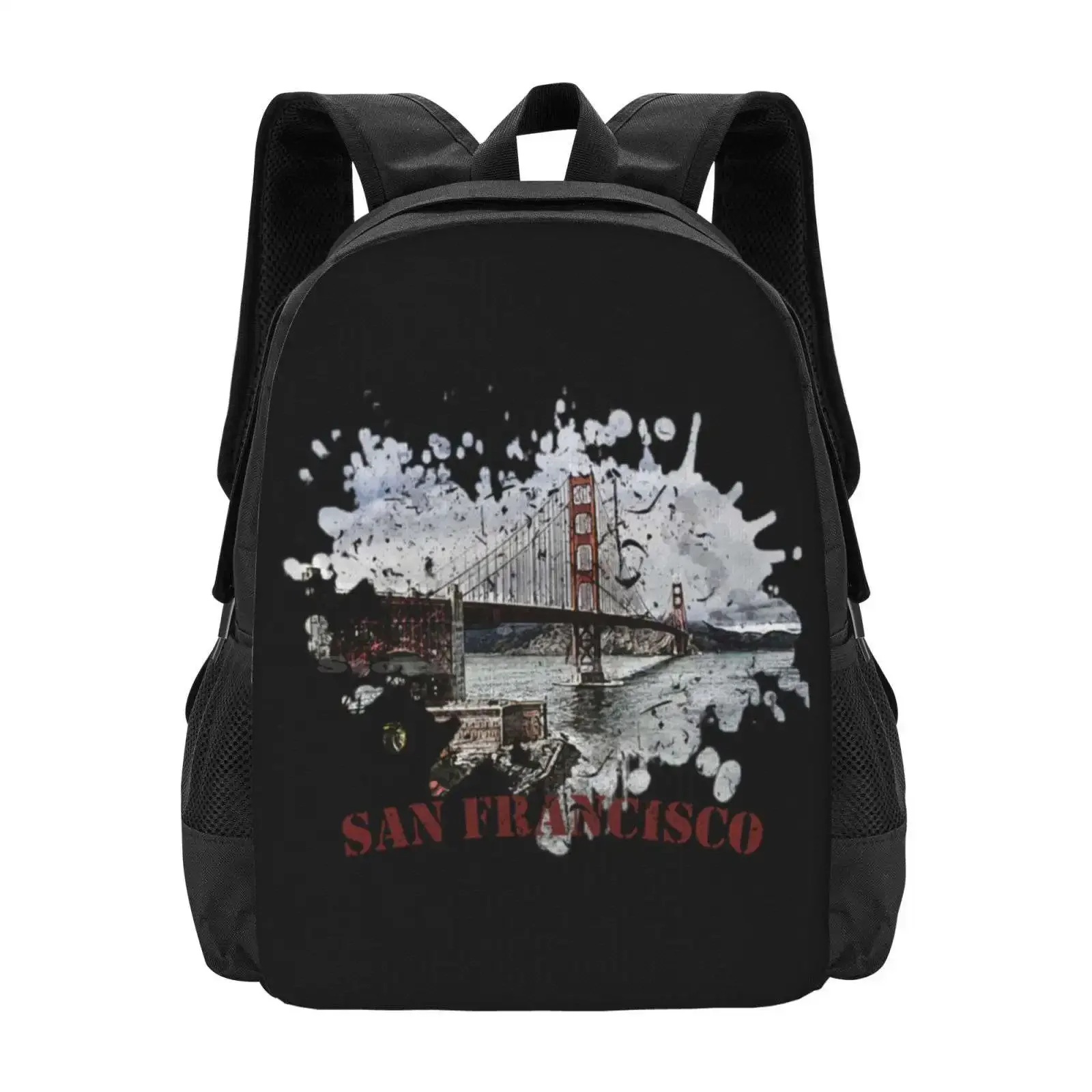 

Golden Gate Bridge Hot Sale Schoolbag Backpack Fashion Bags Golden Gate Bridge