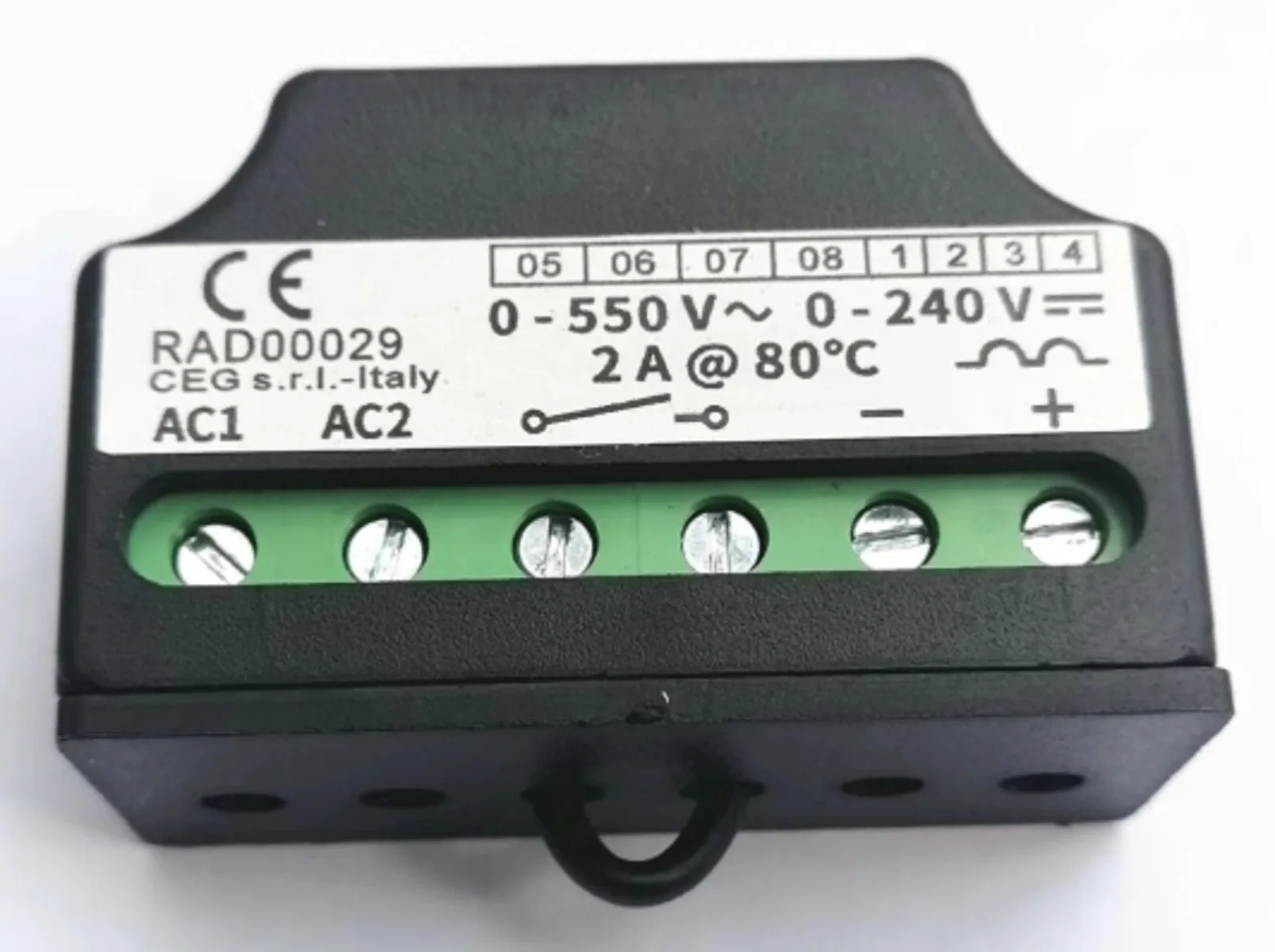 مقوم الفرامل RAD00029 0-550V ~ 0-240V 2A@80 ℃   محول جهد من الدرجة الصناعية مع مخرج ثابت للمعدات الصناعية