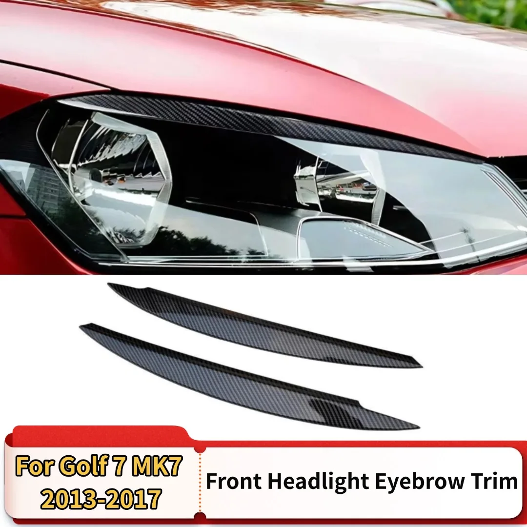 

2 шт., накладка на фару для бровей и век для Golf 7 VII GTI GTD R MK7, комплект тюнинга, декоративный аксессуар для внешней модификации