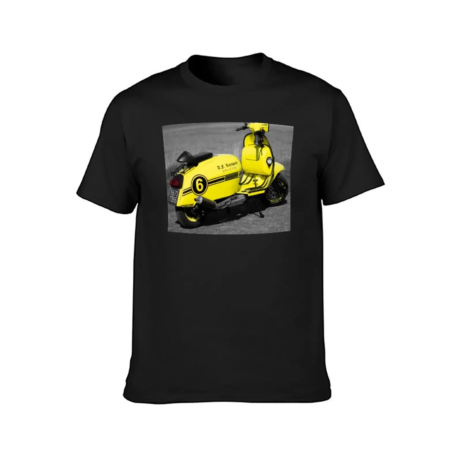 Yellow Lambretta S-Type T-Shirt sublime sports fans designer shirts vintage t shirt men