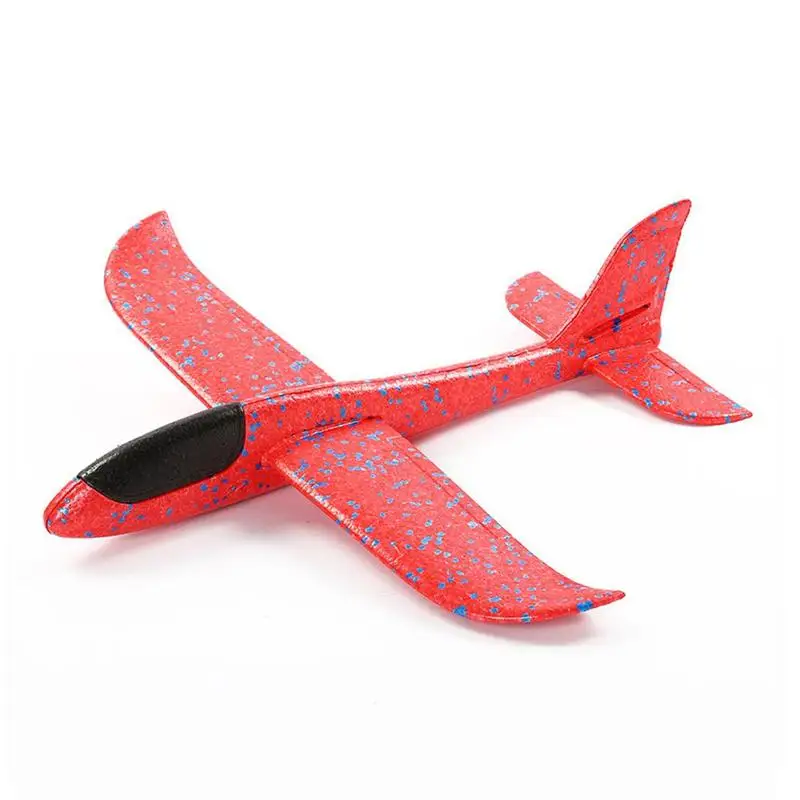 48CM Hand Throw Foam Plane Toys Outdoor Launch Glider airplane Kids Gift Toy Free Fly Plane Toys Puzzle Model Jouet airplane