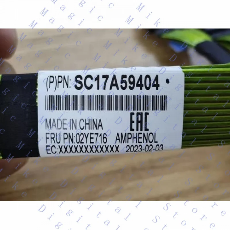 H  FOR Amphenol 8654 to 8654 standard 8654 Cross Cable slimline x8 to MCIOX8 PCIe X8 31