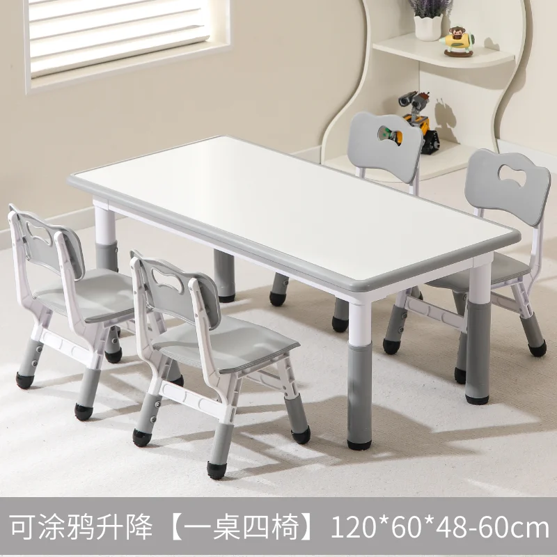 Kindergarten tables and chairs, children's study tables, lifting special desks, home graffiti writing toys, painting tables