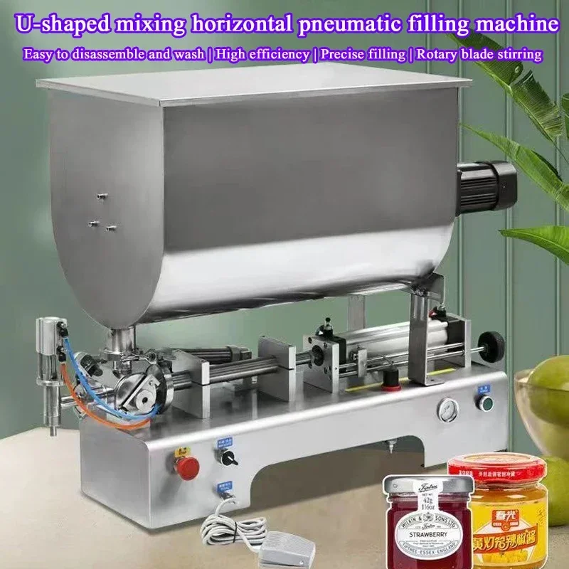

PBOBP Semi Automatic Vial Bottles Tabletop Liquid Laundry Detergent Honey Cream Pneumatic Paste Olive Oil Filling Machine