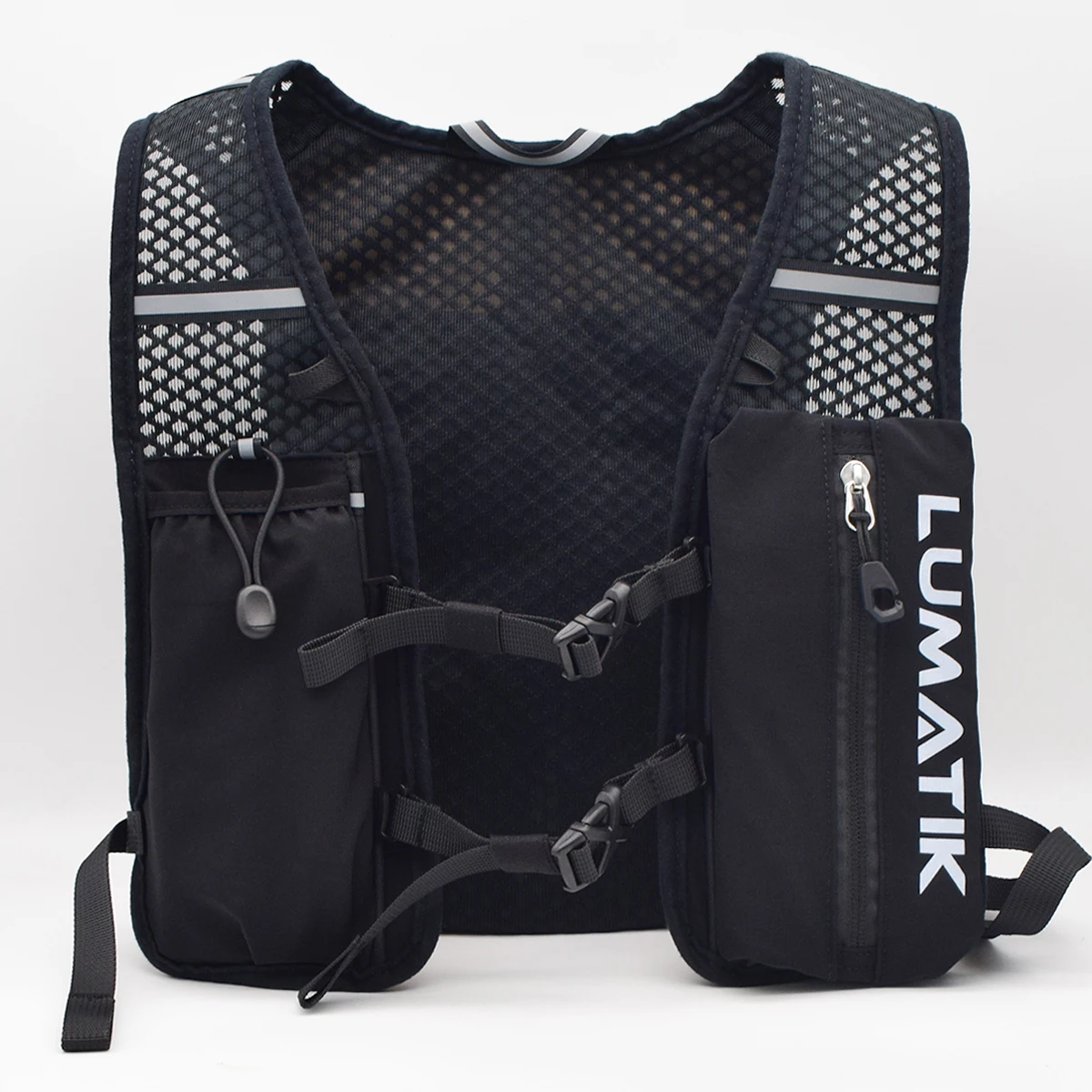 LUMATIK ركوب الدراجات والجري والمشي لمسافات طويلة سترة تنفس دراجة عبر البلاد ماراثون الرياضة خفيفة الوزن متعددة الوظائف في الهواء الطلق حقيبة