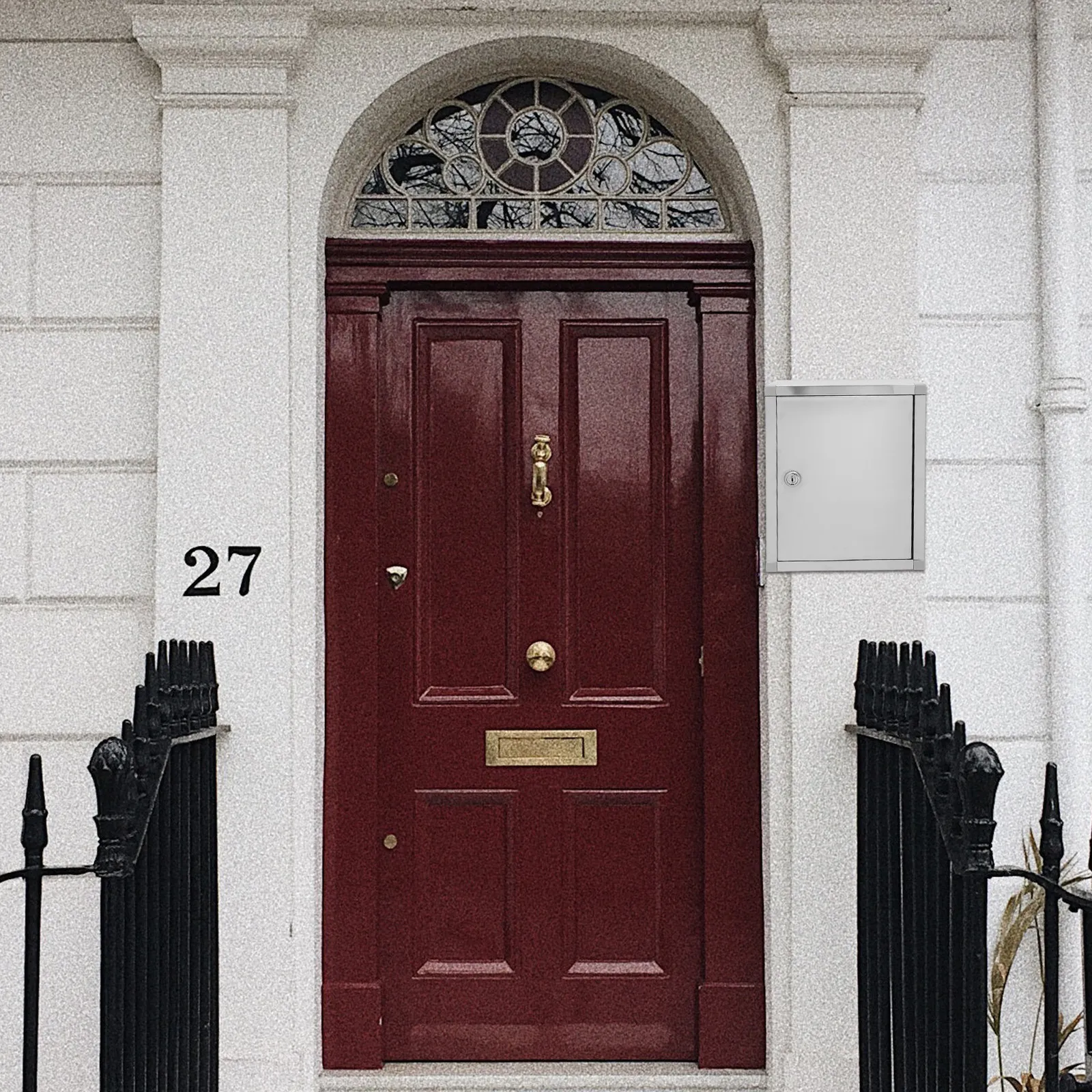 heavy-duty-metal-suggestion-box-wall-mounted-secure-collection-container-for-cash-envelopes-ballots-tips-fundraising-events