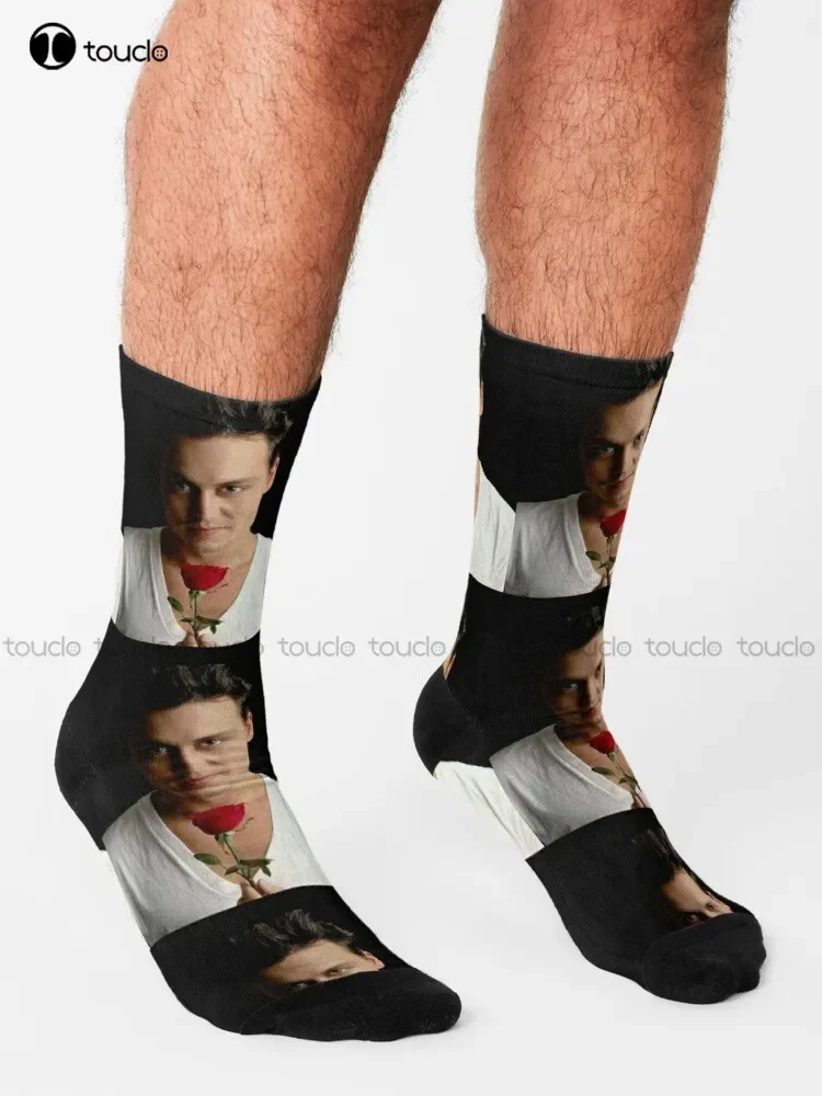 Johnny Depp Socks Cotton Socks For Men Fashion Creative Leisure Funny Art Abstract Oil Painting Socks Christmas New Year Gift