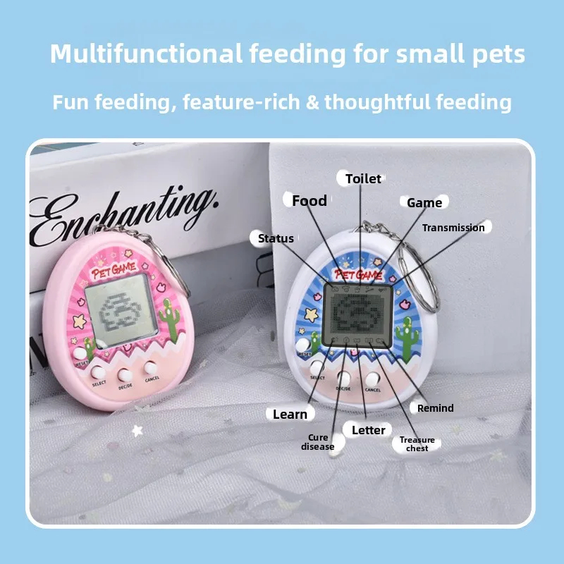 1PC Electronic Pets Game Toys Virtual Cyber Digital Nostalgic Funny Toys Pixel Funny Play Toys For Kids Child Portable pendant