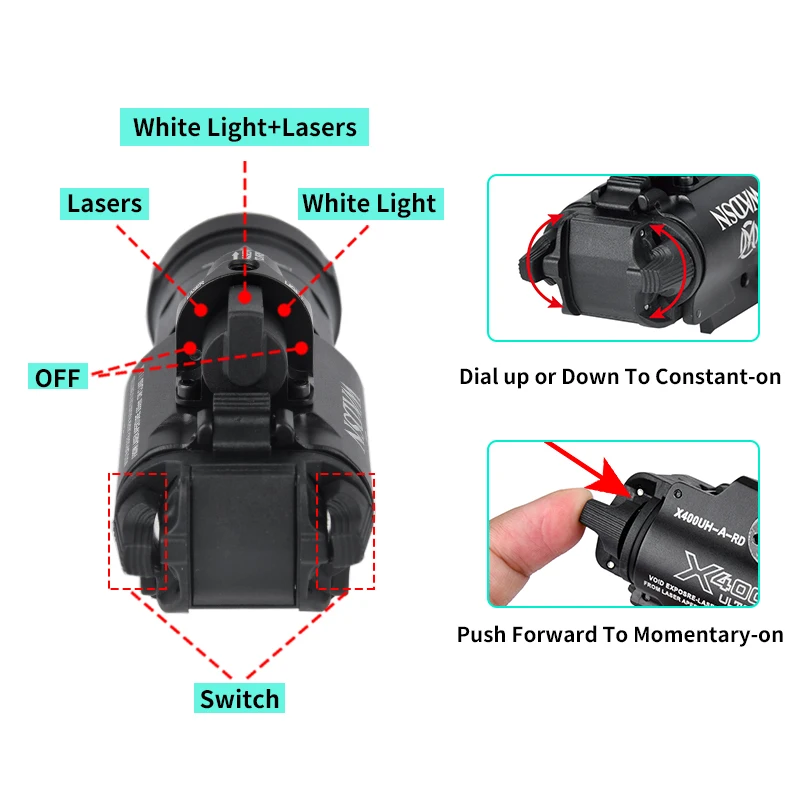 Рисунок 4 - Фонарик металлический с красной точкой