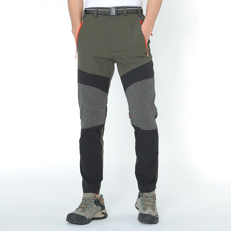 

Summer Men's Cargo Pants Outdoor Quick Dry Climbing Joggers Men Sports Hiking Climbing Mountain Pants With Belt Trousers 8XL