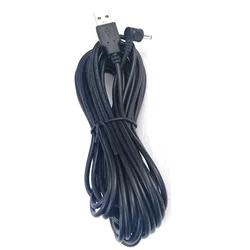 25ft/7.6m Weatherproof Outdoor Charging Cable for Ring Stick Up Cam Battery/Spotlight Cam Battery HD Camera(black)