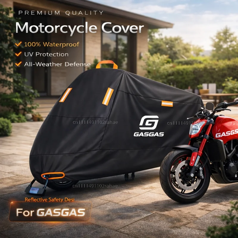 

Чехол для мотоцикла GASGAS MC450F GP, водонепроницаемый, утолщенный, из полиэстера, с защитой от УФ-излучения, для улицы, от дождя, пыли и солнца, чехол для скутера