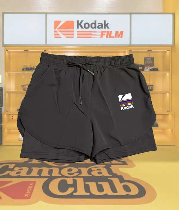 Camiseta Kodak Summer Brand, camiseta de algodón de Color sólido, camiseta versátil para hombre, camiseta informal de uso diario, absorbente de sudor, transpirable, de manga corta