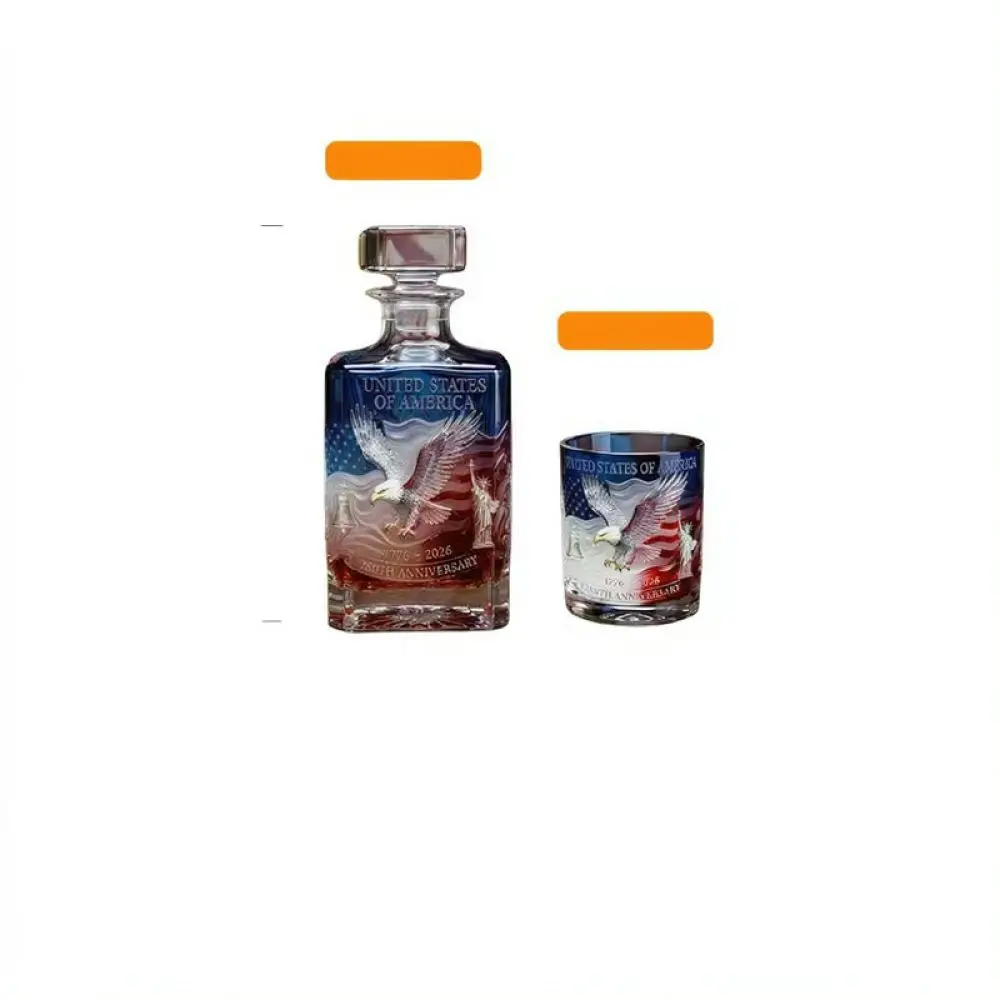 Animal Shaped Glass Wine Bottle Horse Statue Decanter Transparent High Borosilicate Liquor Storage Home Kitchen Gift