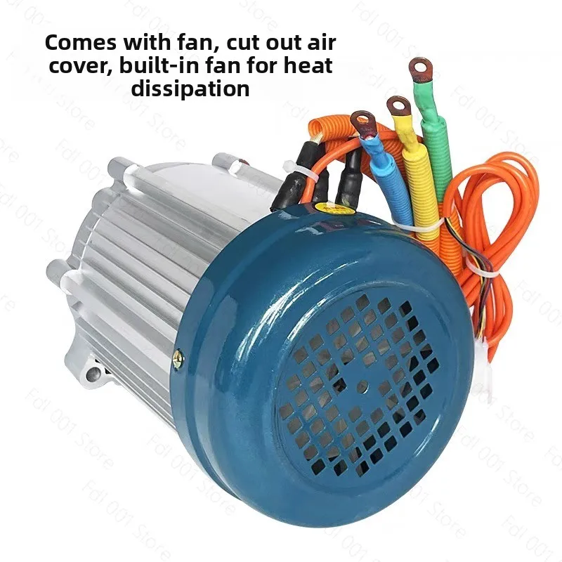 3 Phase Brushless Gear Shift Motor 3000W 60V 72V for Electric Tricycle Quad