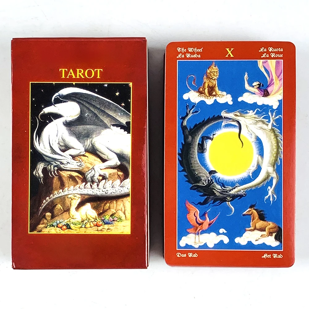 

Новые карты Таро, 78 шт., английские различные настольные игры для гадания судьбы, карты для семейных развлекательных игр, подарок на Хэллоуин и Рождество