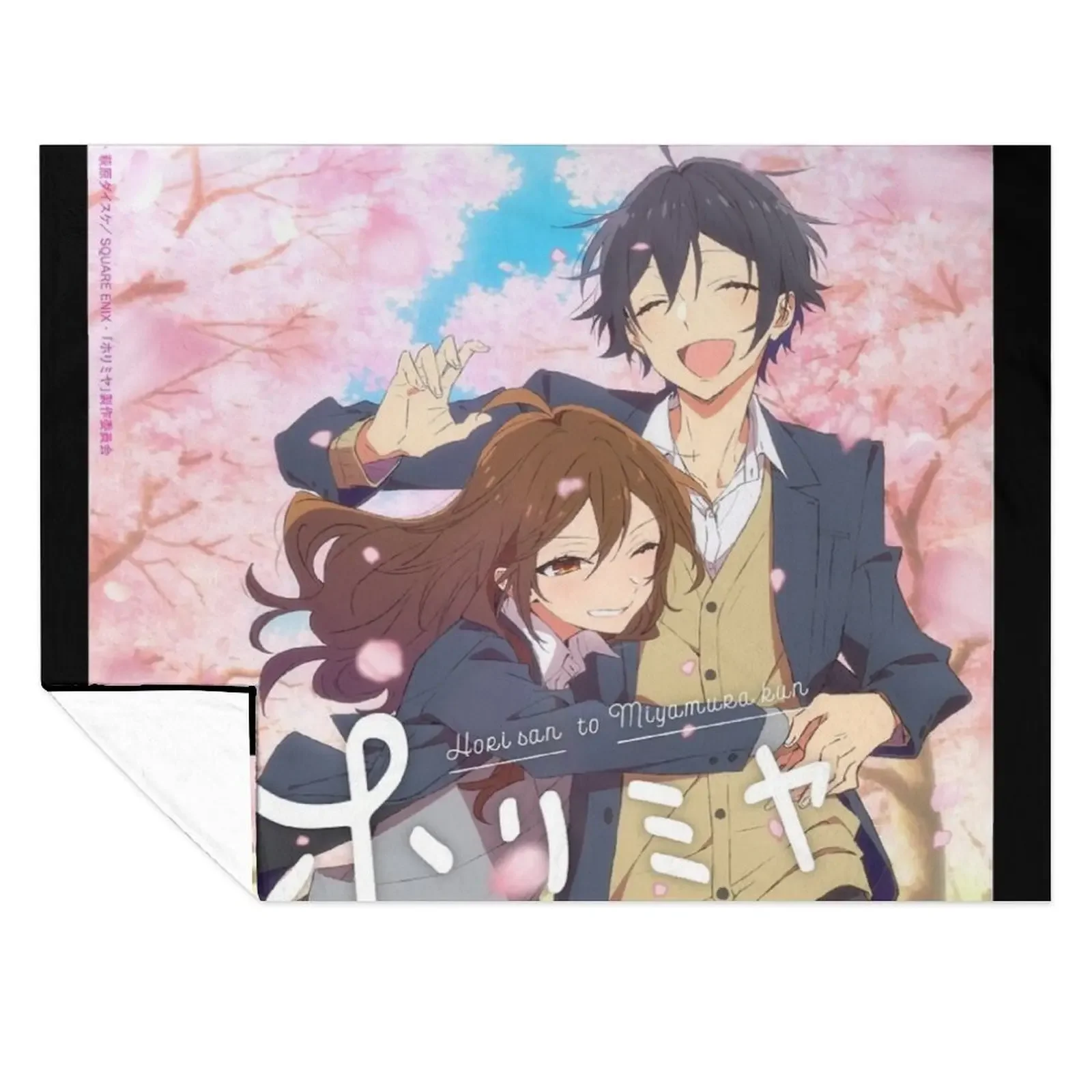 

HoriMiya Anime Throw Blanket Camping Bed covers Furrys cosplay anime Blankets