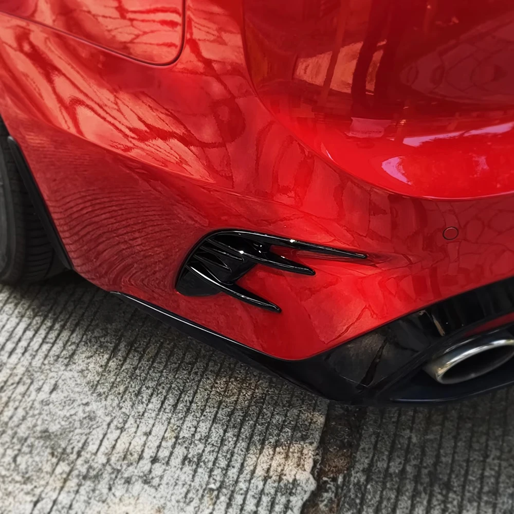 2Pcs For Kia Stinger 2018-2023 LHD/RHD ABS Front Fog Lamp Air Outlet Cover Rear Fog Lamp Air Outlet Cover Accessories - view 3