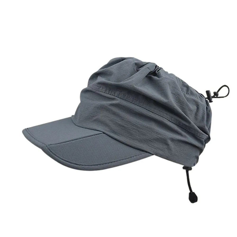 

Polyester Sunproof Empty Top Hat Adjustable UV Protection Outdoor Quick Drying Hat Waterproof Breathable Sports Men's Cap