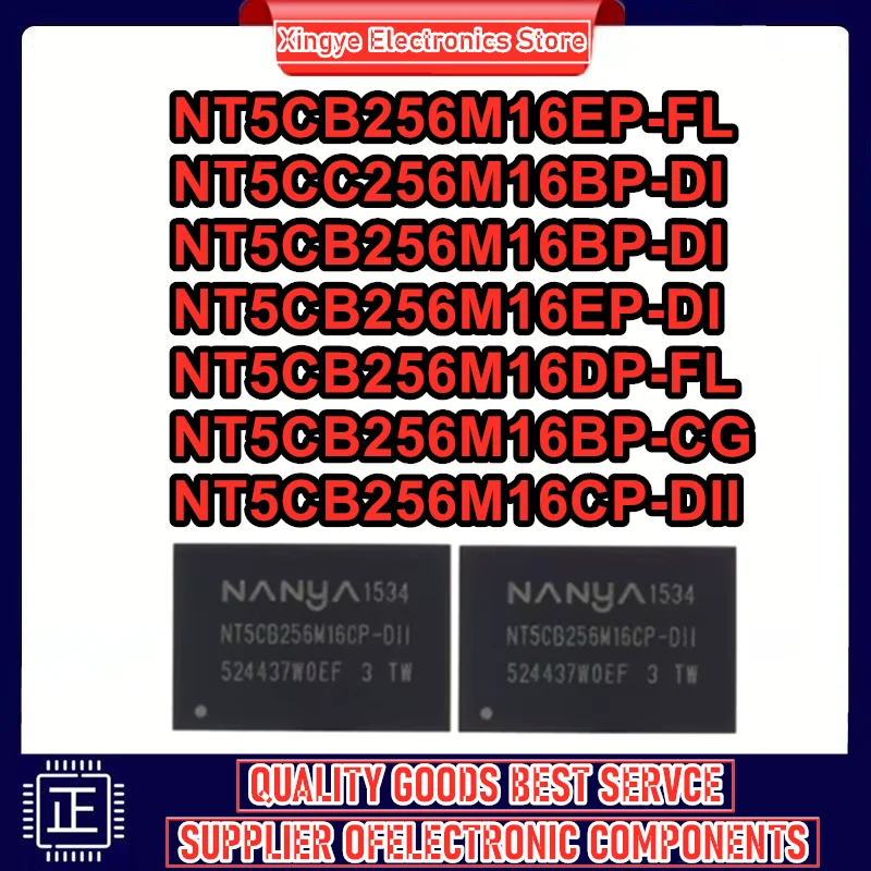 5Pcs Nt5Cb256M16Ep-… - image