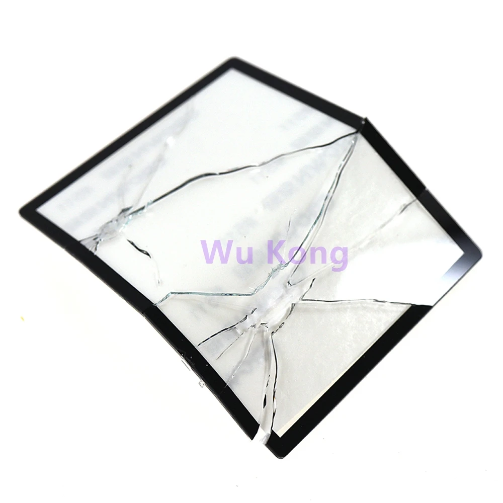 1 uds/2 uds cubierta de lente de marco de pantalla LCD frontal superior de cristal de repuesto para lente de cristal Nintendo NDSL