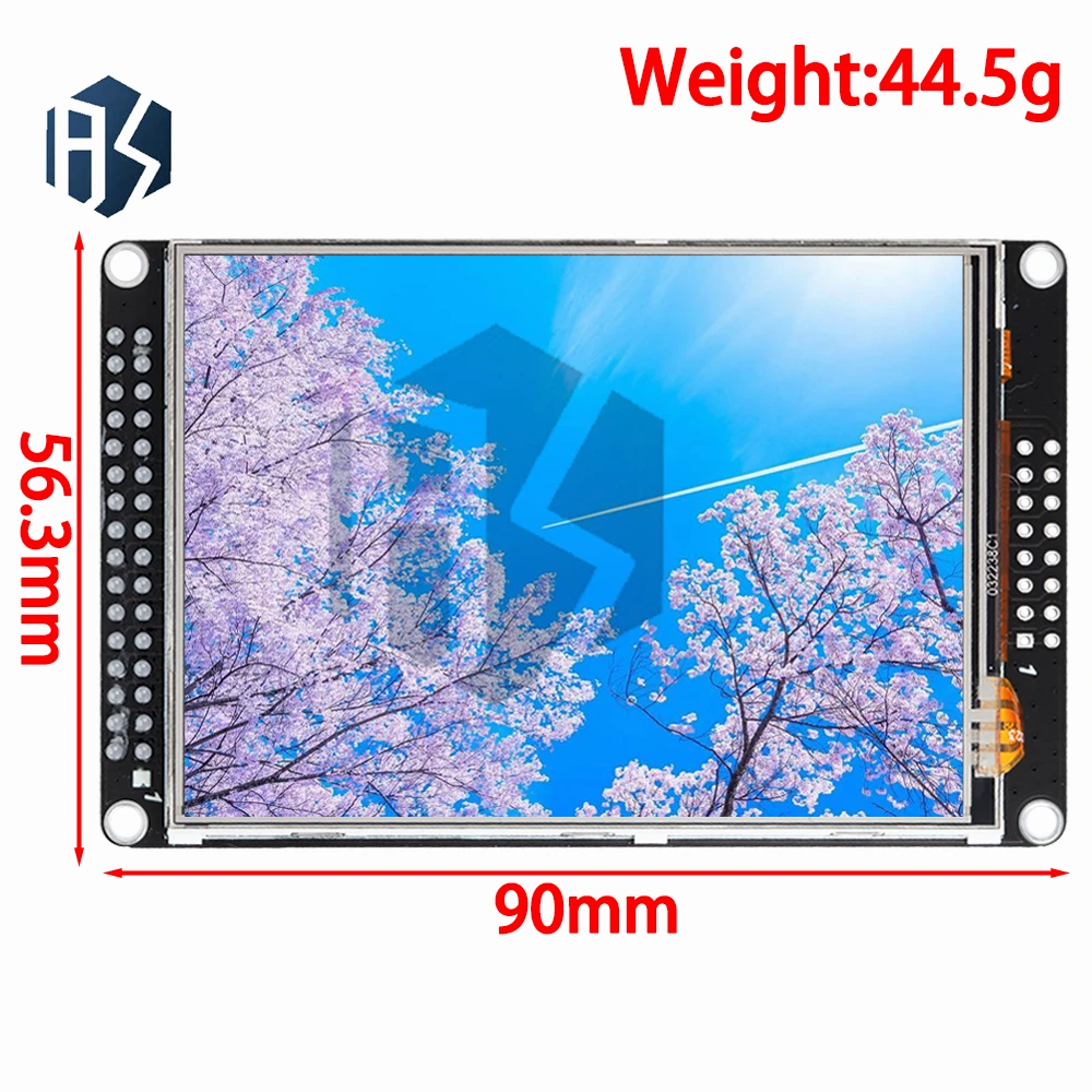 1 個 3.2 インチ LCD TFT 抵抗タッチスクリーン ILI9341 STM32F407VET6 開発ボード用ブラック