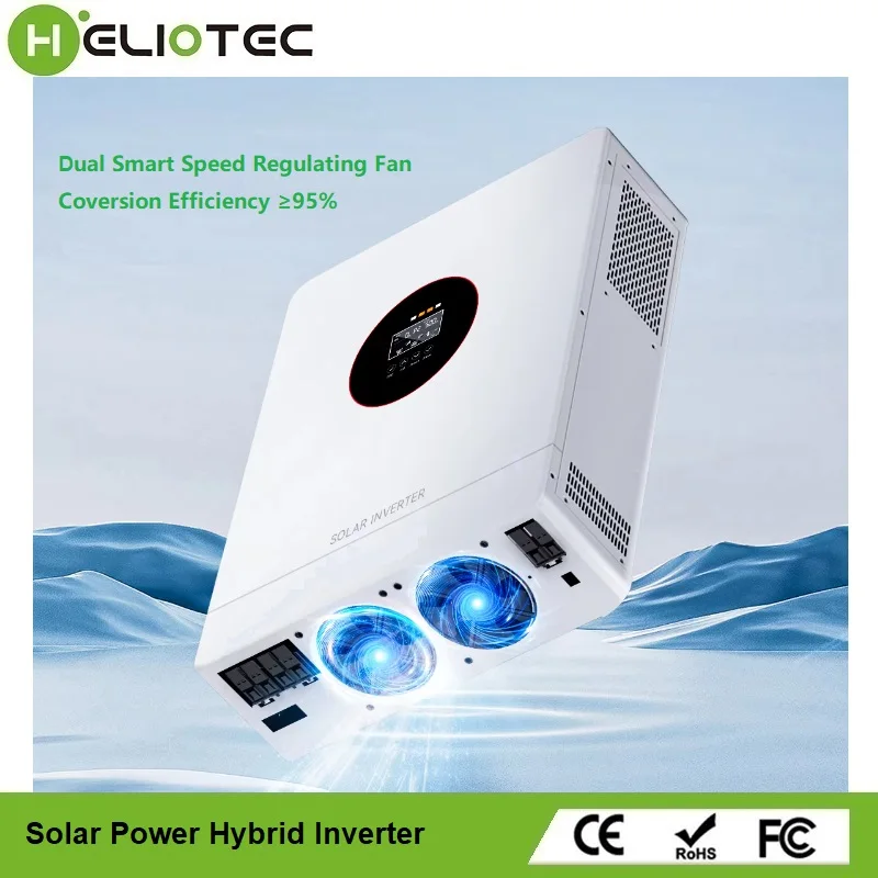 Smart 4.2kW 6.2KW 24/48V 100A MPPT Pure Sine Wave Invert Off Grid all in one Solar Power Hybrid Inverter with WIFI