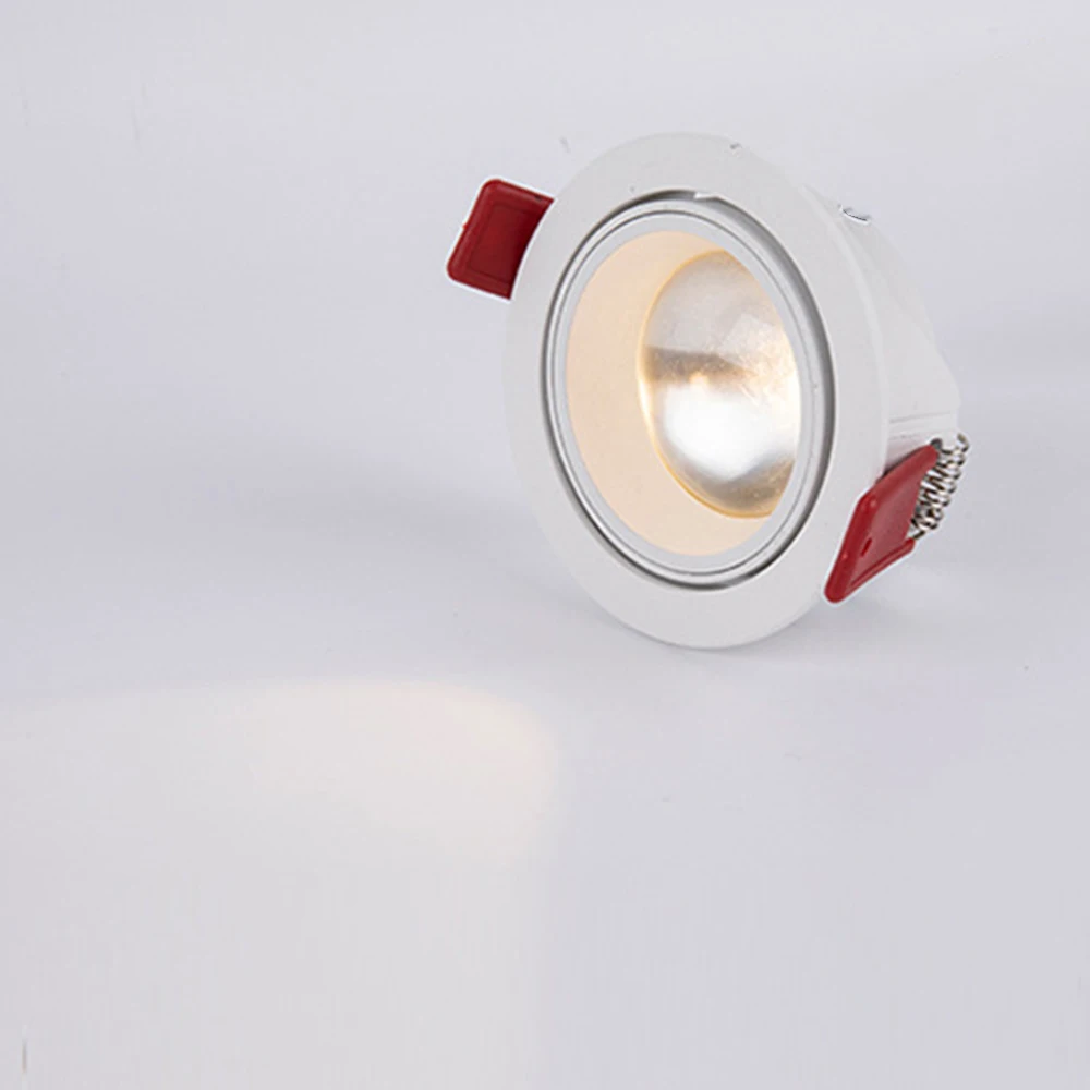 Double-layered Hill-Embedded LED Ultra-Thin Eye-Protecting Slim 3cm Wall Washer Spotlight Without Main Light