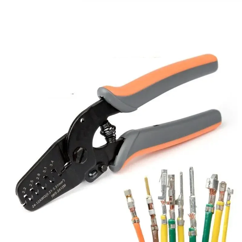 IWS-2820M Crimping Tools for JAM Molex Tyco JST Terminal and Connector Multi-function wire Stripper Cable Cutter plier