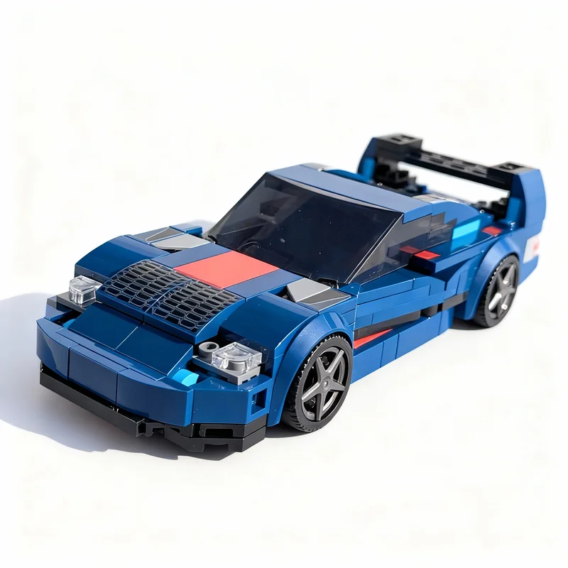 

274PCS MOC City Champions Super Car Dark Horse F40 Model Technology DIY Creative Assembly Bricks Display Birthday Gift Building