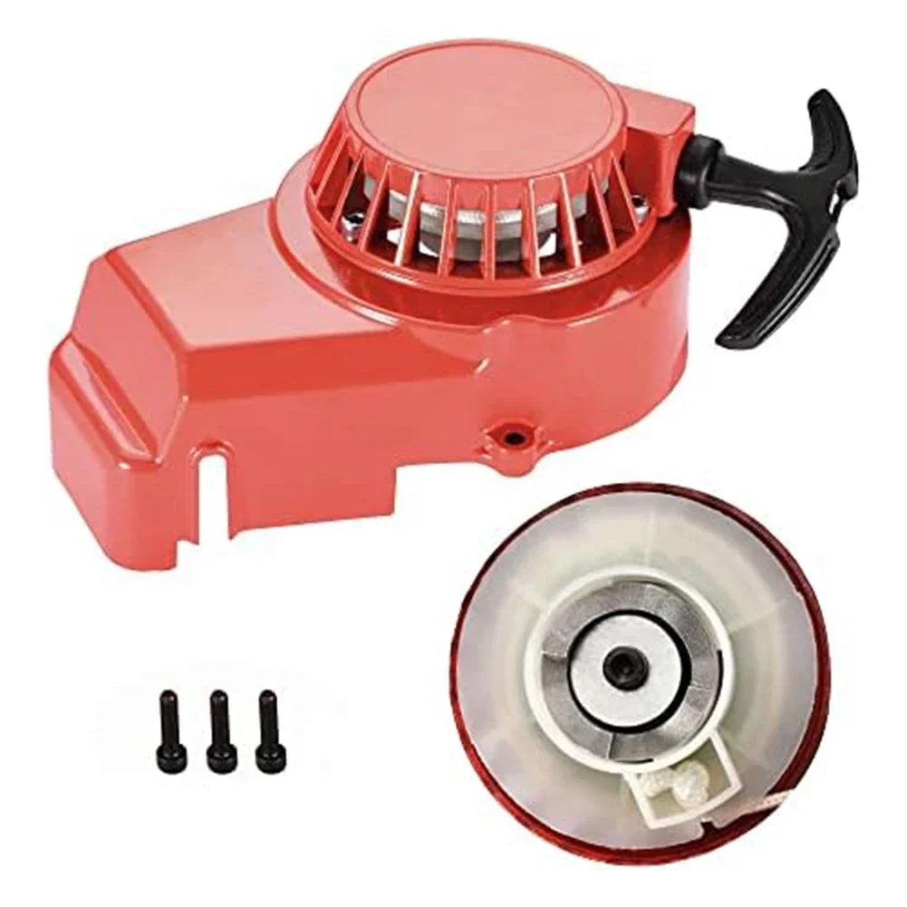 

For ATVs For Mini Dirt Bikes Engine Starter Motorcycle Starter Outdoor Use As Shown Easy Install Recoil Starter Kit