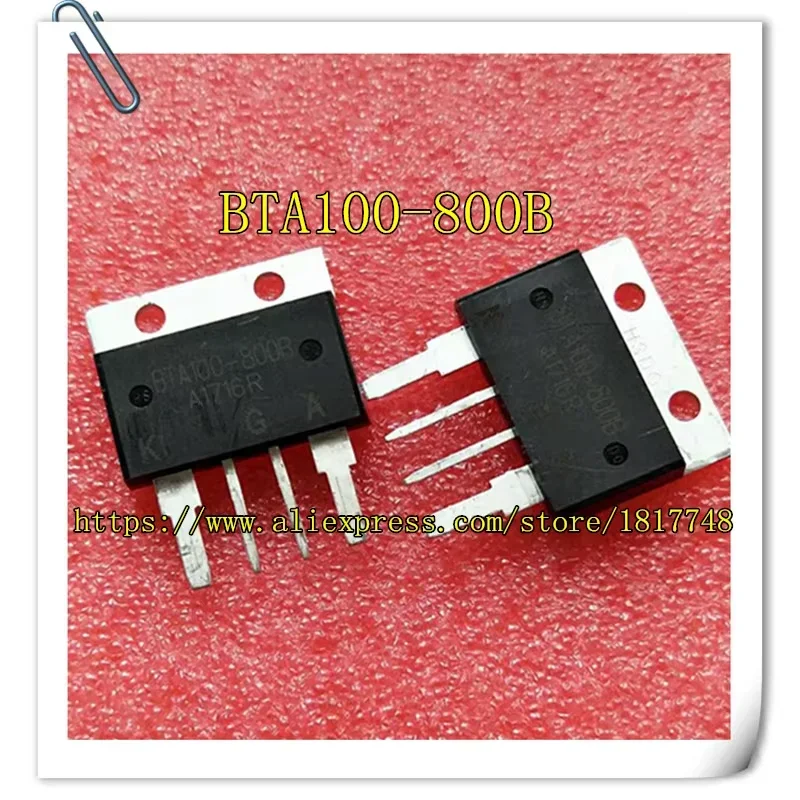 2PCS-10PCS/LOT  two-way scr BTA100-800B BTA100-800 BTA100800B BTA100 800B 100A/800V Large current large chip