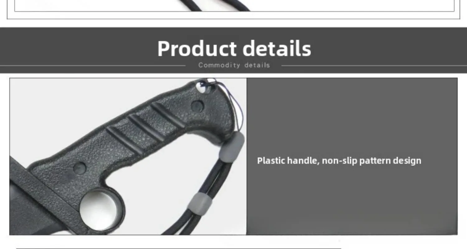 Extra-Hard Plastic Military Knife Training for Martial Arts Sparring and Combat Simulation Stage Performances Ornaments Boy Toy