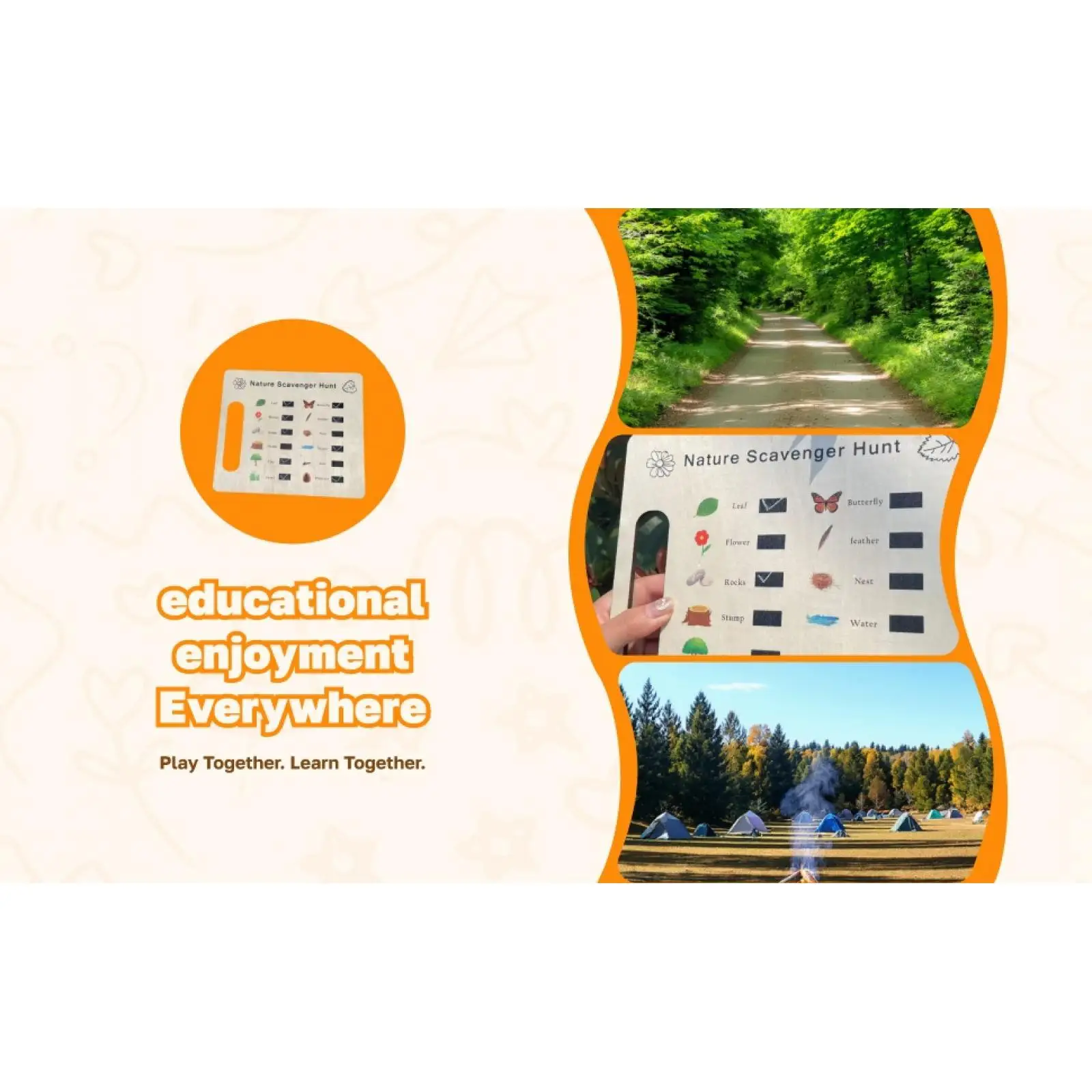 مجموعة ألعاب Hunt Journal Nature DIY Craft Kit لوازم تعلم الطبيعة التعليمية