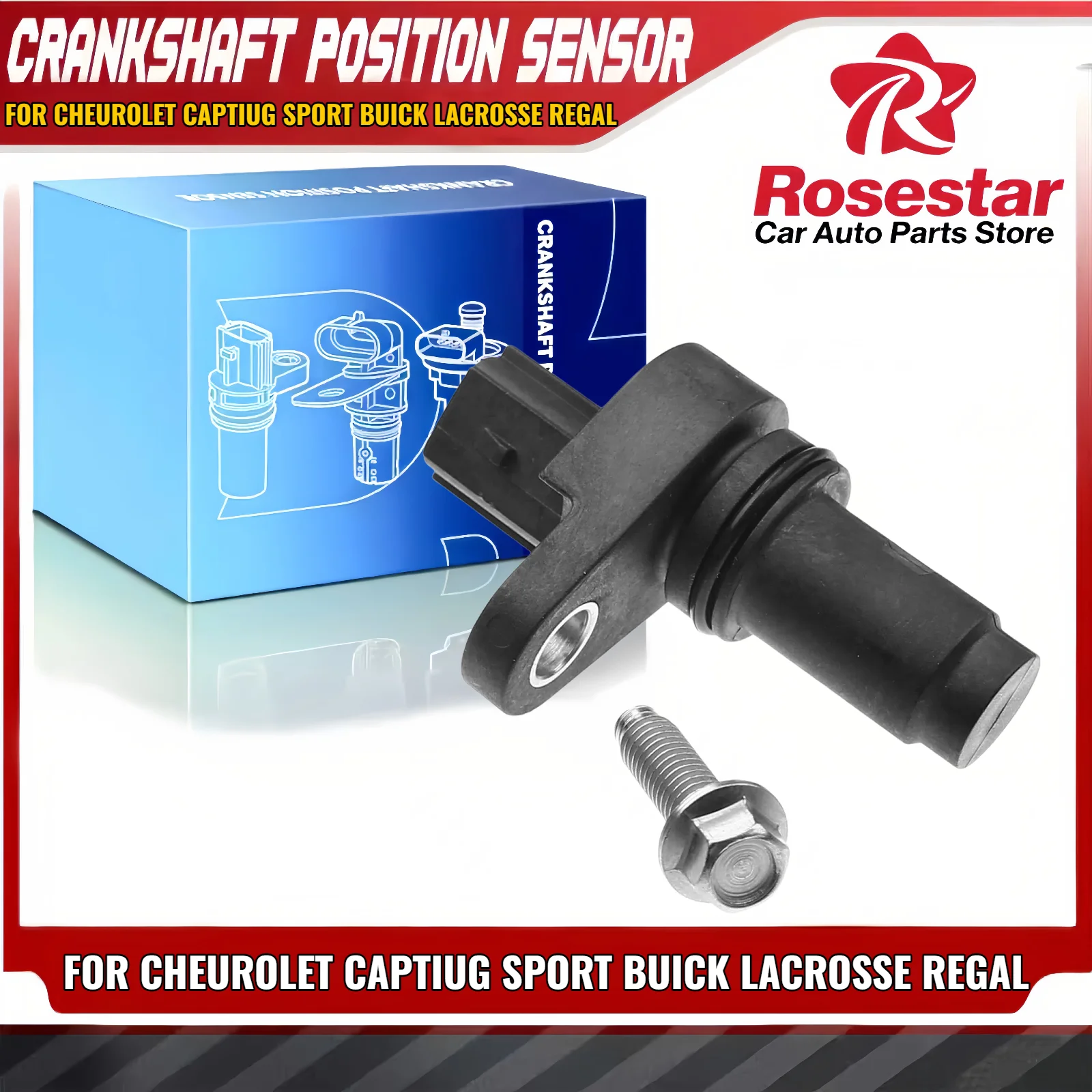 

Crankshaft Position Sensor 12588992 fits BUICK Regal CHEVROLET Malibu GMC Terrain 907-799 S10211