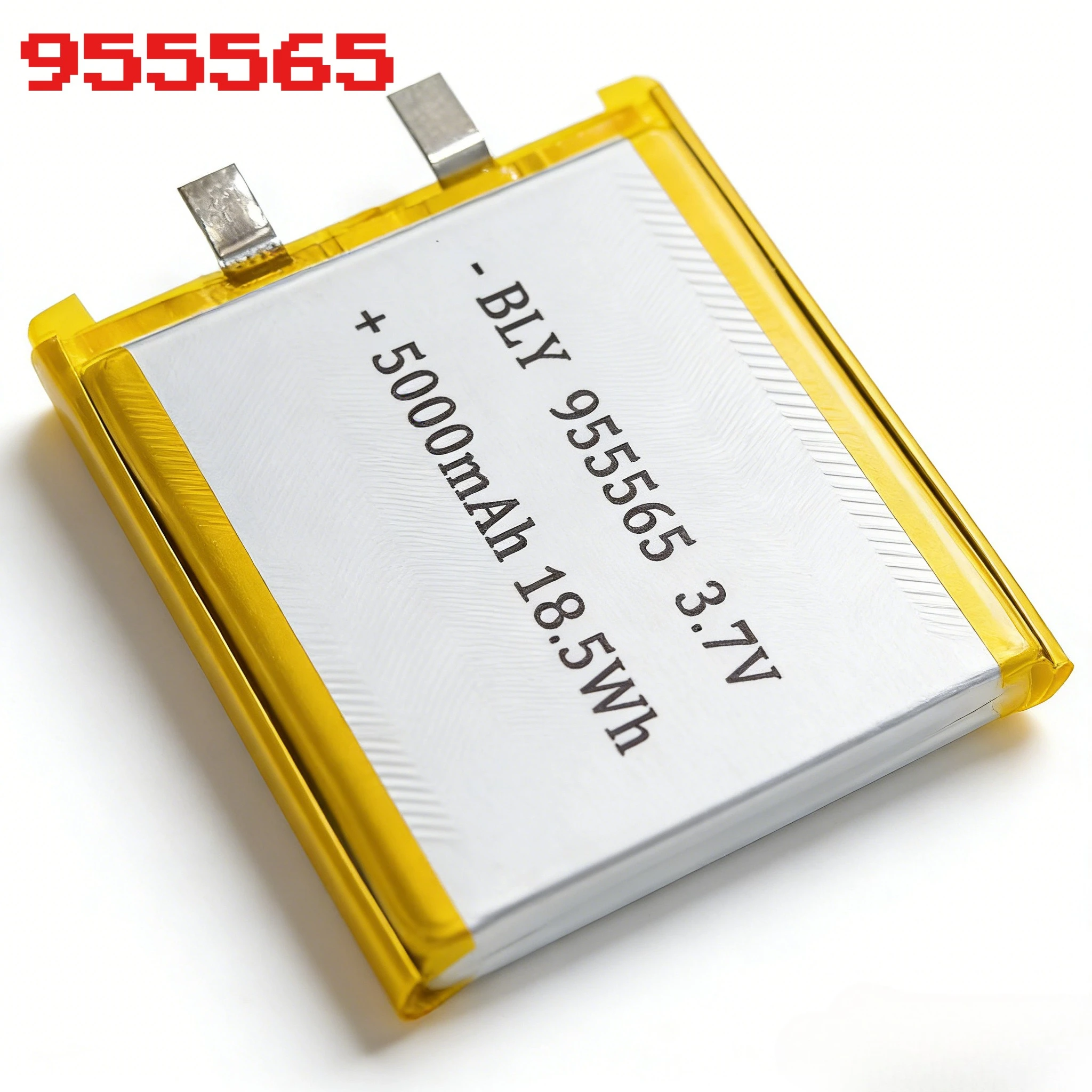 955565 3.7V 5000mAh Polymer Lithium Battery Lithium Ion Battery for Power Bank GPS 100% Real Capacity