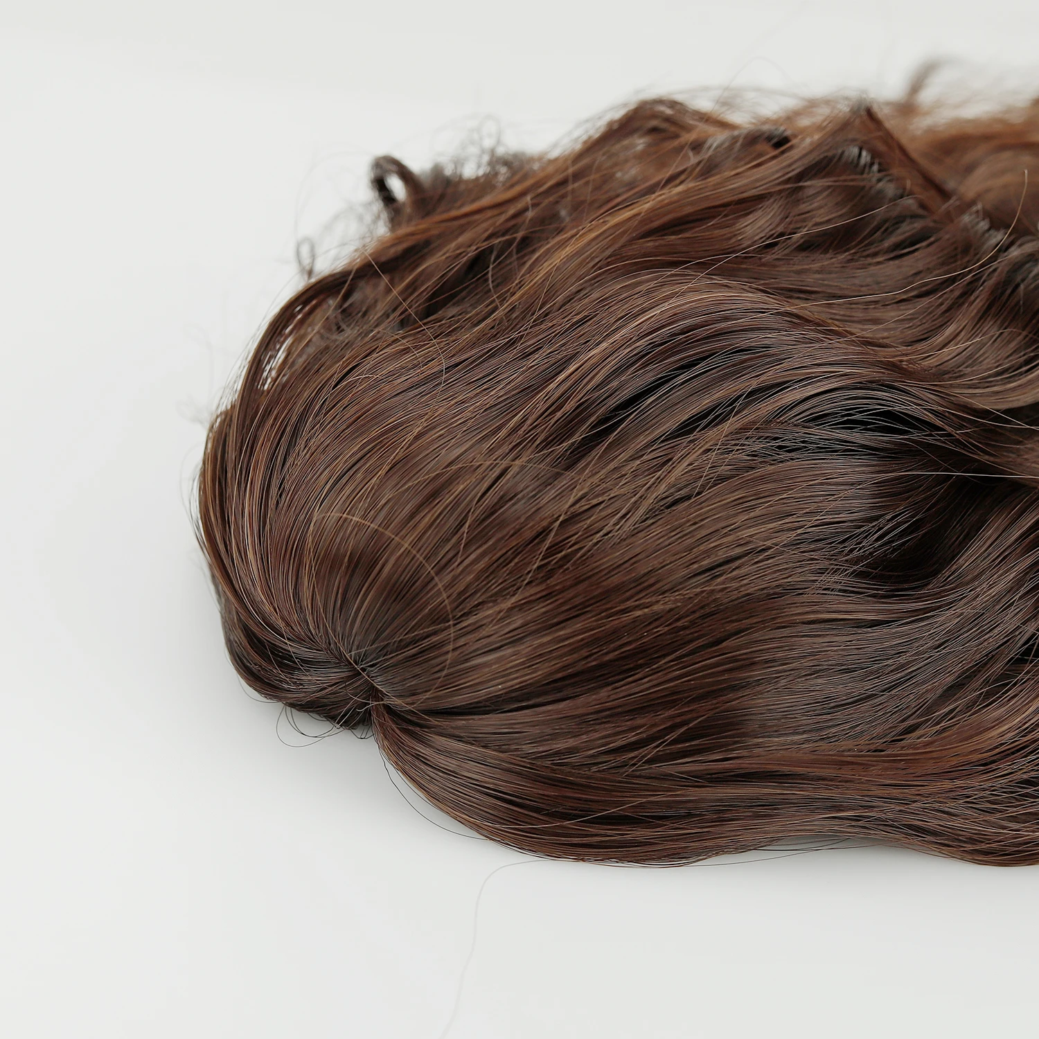 شعر قصير مجعد ذيل حصان تمديد مخلب كليب على ذيل الشعر التدرج اللون رقيق تصفيفة الشعر هيربيسي للنساء الاستخدام اليومي #5