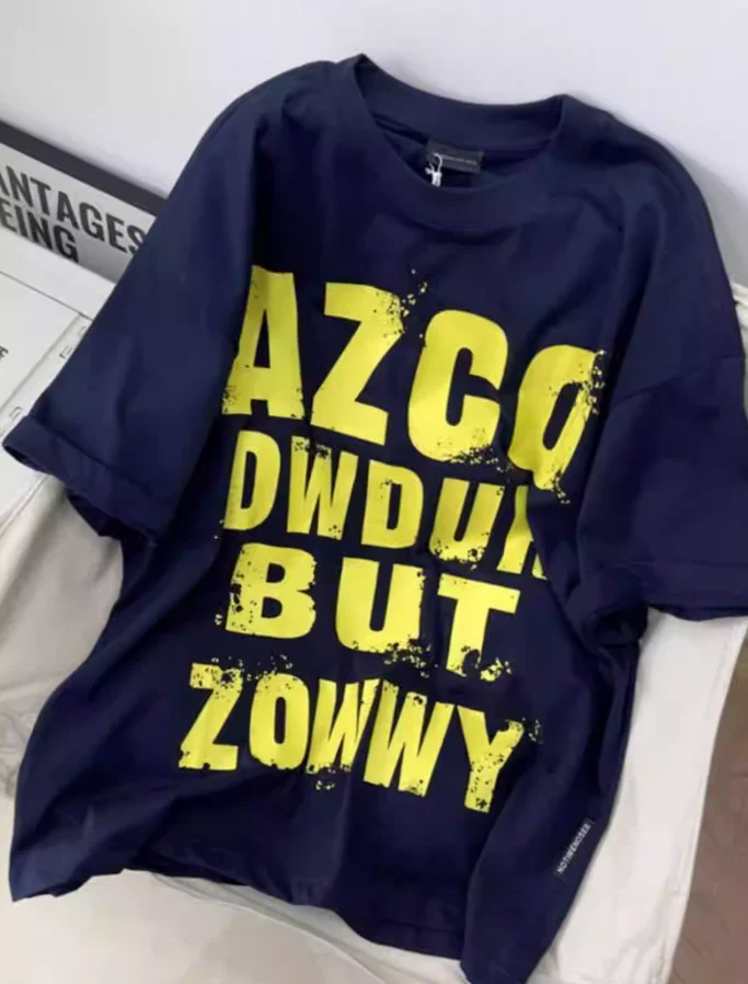 

2025 Summer New Unisex T-Shirts Trendy Creative Letter Printed Short-Sleeved T-Shirts，Good Comfortable Gifts for Best Friend