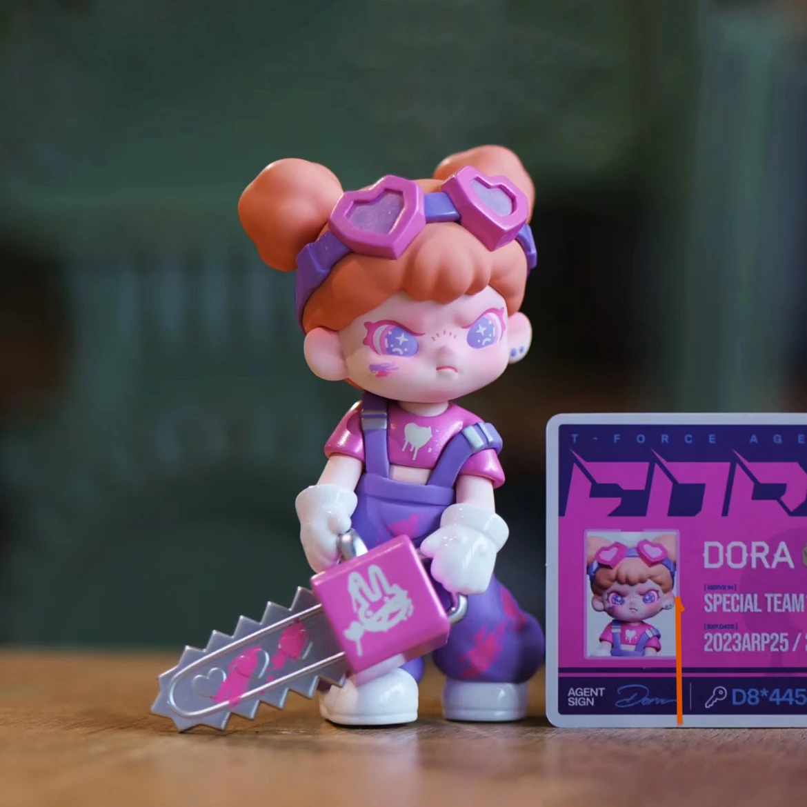 Tnt espaço cego caixa mistério da nova equipe de ataque especial primeira geração bonito boneca série zrease dora ornamento brinquedos presentes