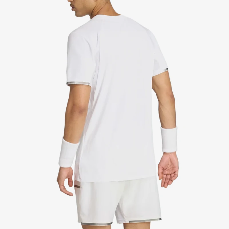 Adidas genuine men's sports casual breathable short sleeved V-neck mesh jersey KF5001